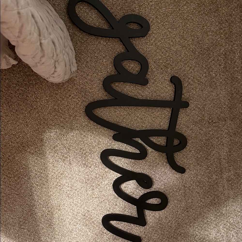 Black Metal 'Gather' Wall Decor